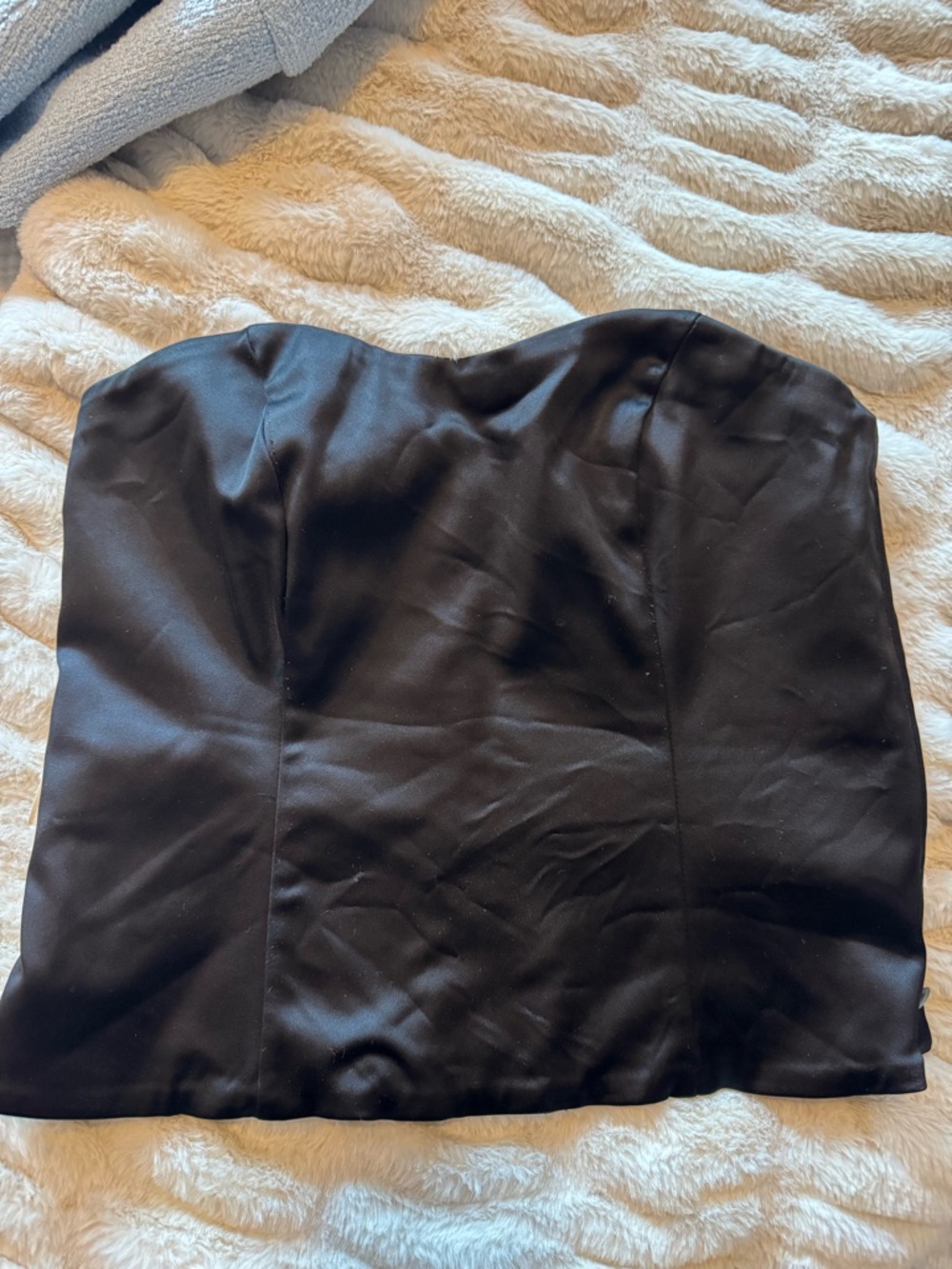 Abercrombie strapless satin top